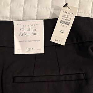 Talbots Black Ankle Pants